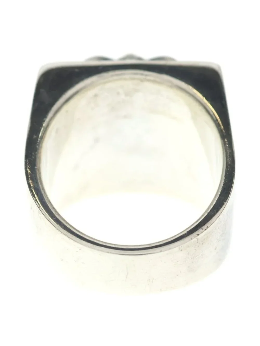 Chrome Hearts CH Plus Pyramid Ring Silver